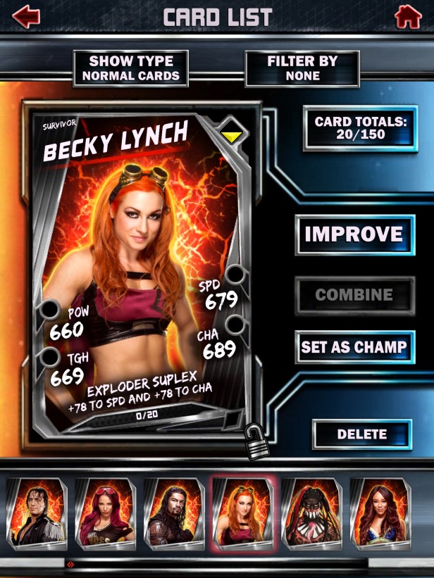 WWE Supercard Season 2 Survivor &amp; PCC Update Cards_Becky2