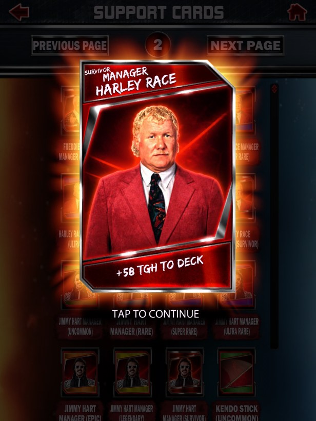 WWE Supercard Season 2 Survivor &amp; PCC Update Cards_Race1
