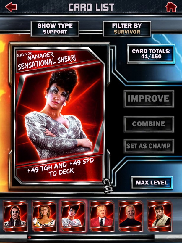 WWE Supercard Season 2 Survivor &amp; PCC Update Cards_Sherri2