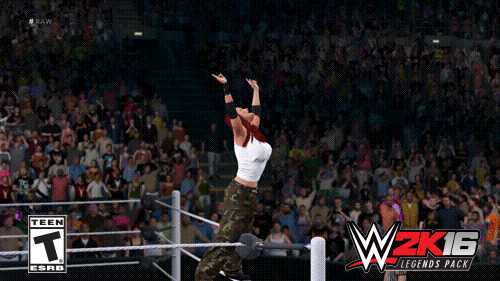 WWE 2K16 Lita Legend Pack Preview GIF
