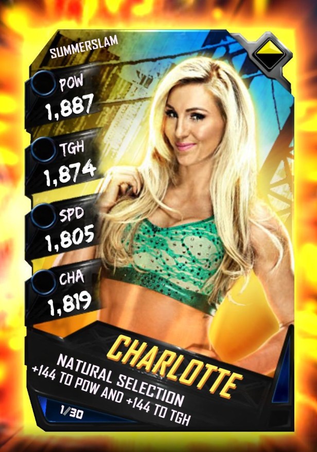 WWE SuperCard Summerslam Tier Charlotte