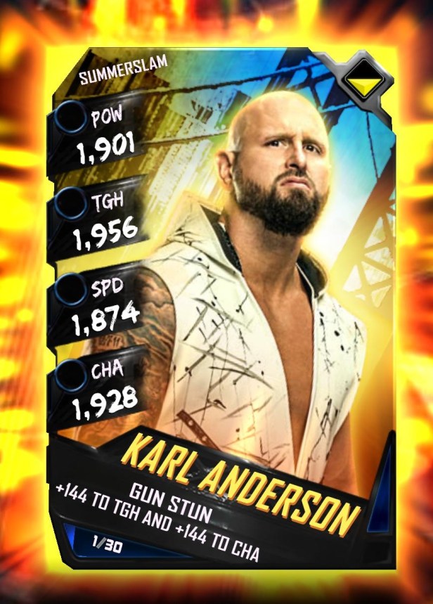 WWE SuperCard Summerslam Tier Karl Anderson