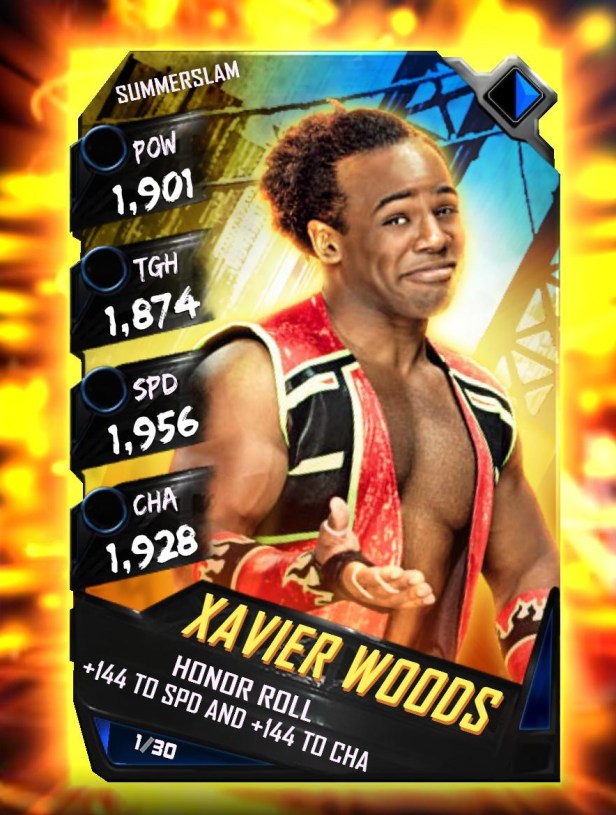 WWE SuperCard Tier Xavier Woods