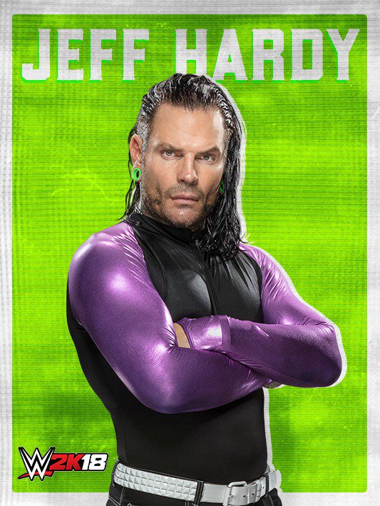 WWE 2K18 DLC Roster Jeff Hardy