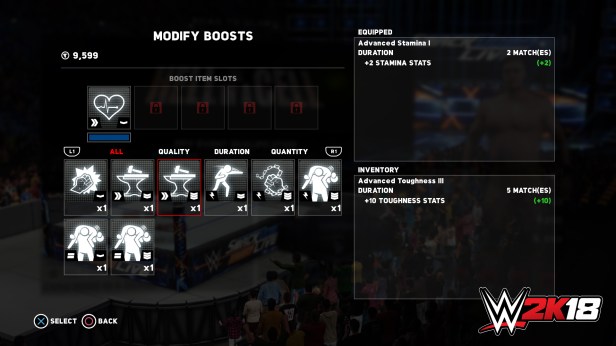 ROAD TO GLORY (MODIFY BOOSTS)
