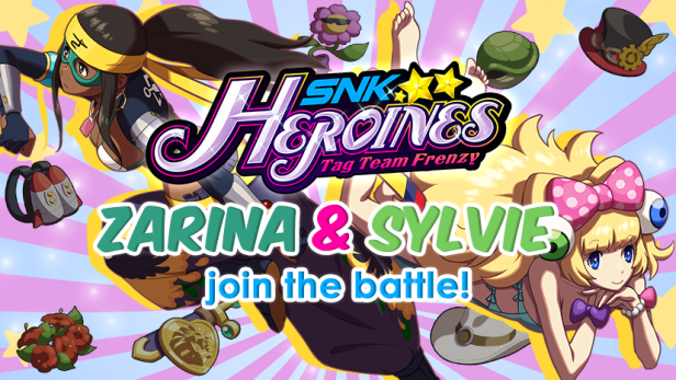 SNK Heroines Tag Team Frenzy Zarina & Sylvie Paula Paula Header
