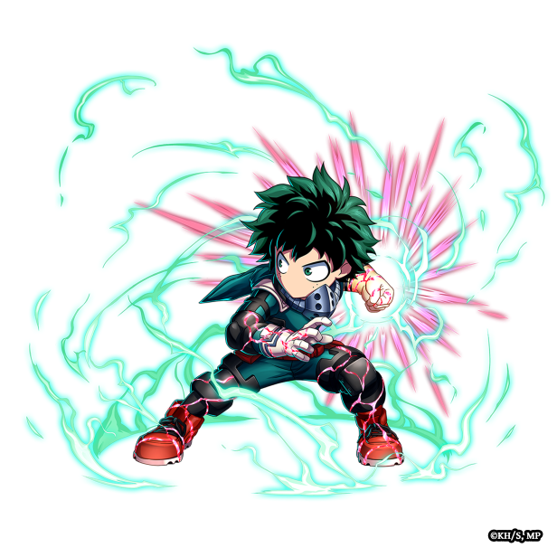 Brave Frontier My Hero Acadamia Art Midoriya