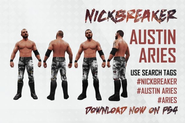 Rename WWE 2K19 Nickbreaker Austin Aries Version Impact