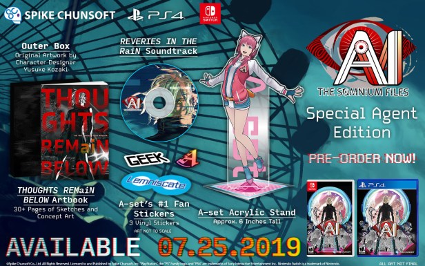 AI The Somnium Files Special Agent Edition